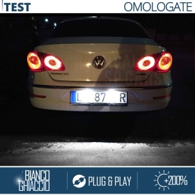 2 License Plate LED for VW Passat CC, 100% CANbus, 18 LEDS 6.500K White Ice, Plug & Play