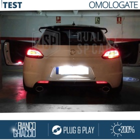 2 Luces de Matricula LED para VW Scirocco MK3, 100% CANbus, 18 LED 6.500K Blanco Frío, Plug & Play