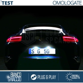 2 Luces de Matricula LED para Porsche 911 (991) 100% CANbus, 18 LED 6.500K Blanco Frío, Plug & Play