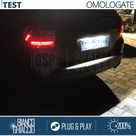 Placchette Luci Targa LED per Porsche Cayenne I | 18 LED 100% CANbus, 6.500K Bianco Ghiaccio | Plug & Play