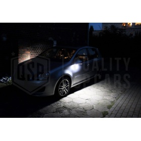 2X Luces LED Charco Debajo Espejos para VW Golf 5, Plus, Canbus 6.500K Blanco Frío Plug & Play