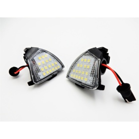 2X Luces LED Charco Debajo Espejos para VW Jetta MK3, Canbus 6.500K Blanco Frío Plug & Play