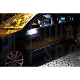 2X Luces LED Charco Debajo Espejos para VW Jetta MK3, Canbus 6.500K Blanco Frío Plug & Play