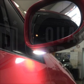2X Luces LED Charco Debajo Espejos para VW Eos, 18 LED Canbus 6.500K Blanco Frío Plug & Play