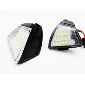 2X Luces LED Charco Debajo Espejos para VW Eos, 18 LED Canbus 6.500K Blanco Frío Plug & Play