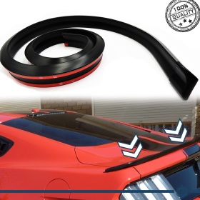 SPOILER Alerón trasero Adhesivo Para FORD MUSTANG, LABIO Maletero / Techo en EPDM NEGRO flexible