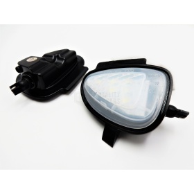 2X Luces LED Charco Debajo Espejos para VW Touran 1T3, Canbus 6.500K Blanco Frío Plug & Play
