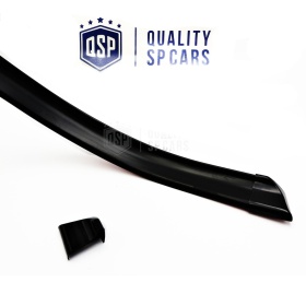 SPOILER Alerón trasero Adhesivo Compatible con FORD, LABIO Maletero / Techo en EPDM NEGRO flexible