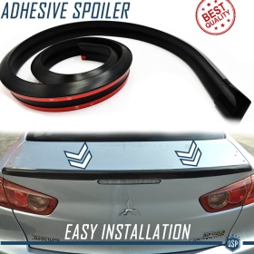 SPOILER Alettone Posteriore Per MITSUBISHI LANCER-3000GT, Lama per Tetto  Nero Adesivo Flessibile in EPDM