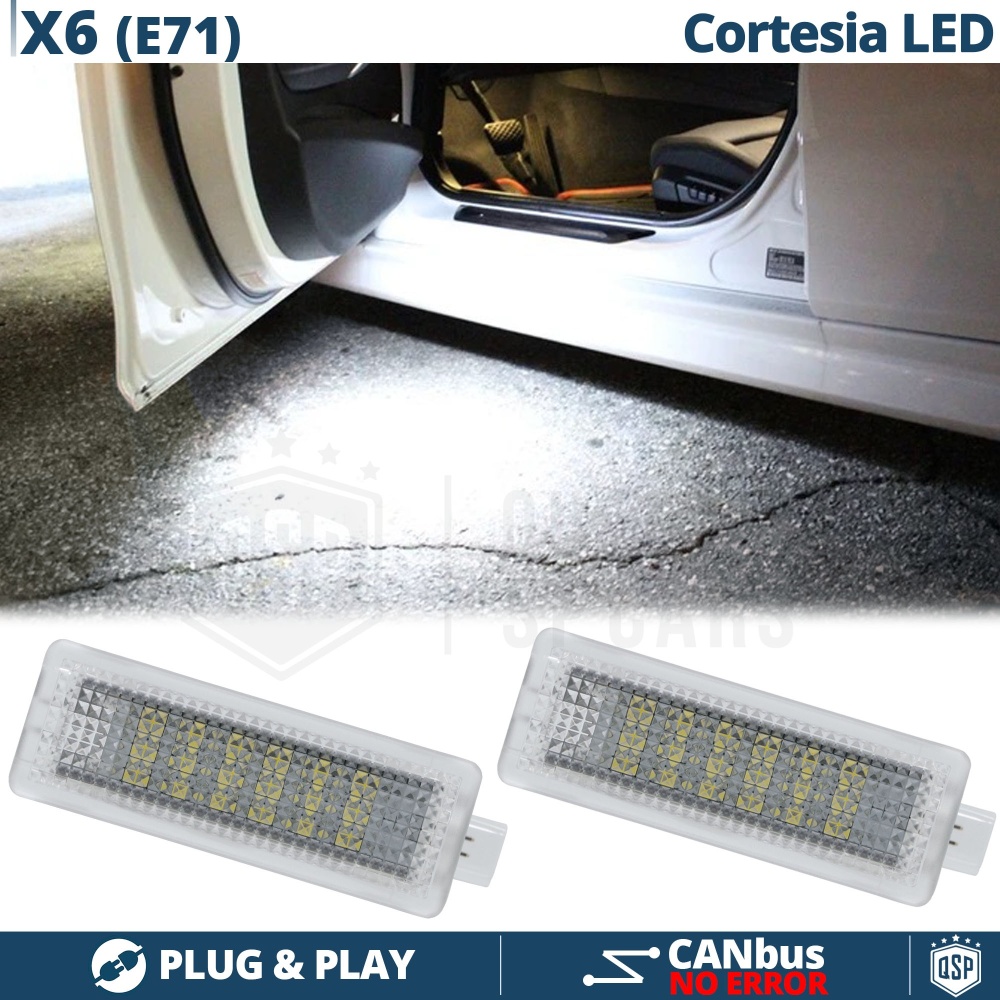 2 LED Courtesy Door Lights for BMW X6 E71 | Puddle Lights ICE White | CANbus Error FREE 2 LED Courtesy Door Lights for BMW X6 E71 | Puddle Lights ICE White | CANbus Error FREE