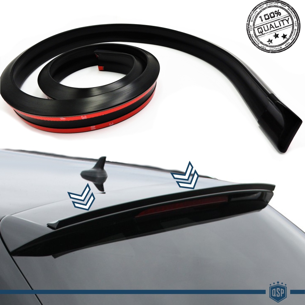 SPOILER Alerón trasero Adhesivo Comaptible con SEAT, LABIO Maletero / Techo en EPDM NEGRO flexible SPOILER Alerón trasero Adhesivo Comaptible con SEAT, LABIO Maletero / Techo en EPDM NEGRO flexible