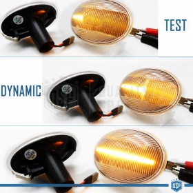 X2 Intermitentes LED Secuenciales para MINI Coupé, Roadster (R58, R59) Homologados, Lente Blanca, CANBUS No Error