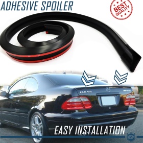 SPOILER Alerón trasero Adhesivo Para MERCEDES CLK, LABIO Maletero / Techo en EPDM NEGRO flexible