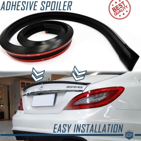 SPOILER Alerón trasero Adhesivo Para MERCEDES CLS-CLC, LABIO Maletero / Techo en EPDM NEGRO flexible