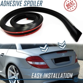 SPOILER Alerón trasero Adhesivo Para MERCEDES SLK-SLC, LABIO Maletero / Techo en EPDM NEGRO flexible