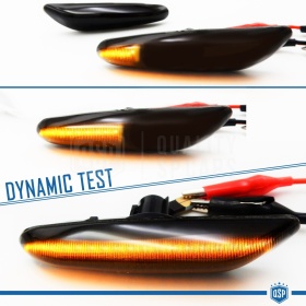 Intermitentes LED Secuenciales para BMW Serie 3 (E36) Facelift Homologados, Lente Negra Oscura, CANBUS No Error