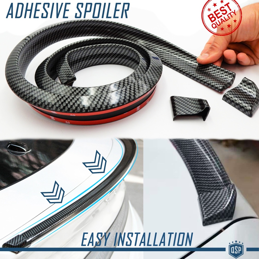 SPOILER Alerón trasero Adhesivo PARA OPEL GT-CASCADA-TIGRA, LABIO Maletero / Techo en EPDM Efecto Fibra de Carbono NEGRO flexible SPOILER Alerón trasero Adhesivo PARA OPEL GT-CASCADA-TIGRA, LABIO Maletero / Techo en EPDM Efecto Fibra de Carbono NEGRO flexible