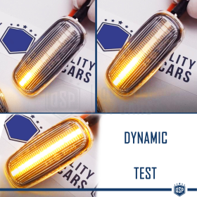 X2 Intermitentes LED Secuenciales para AUDI A4 (B5) 1999-2000 Homologados, Lente Blanca, CANBUS No Error