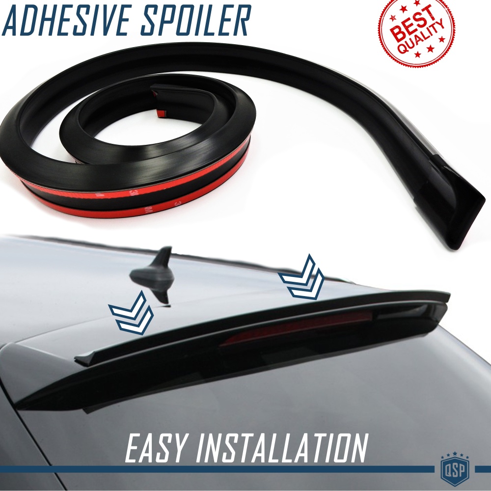 SPOILER Alerón trasero Adhesivo Para OPEL SUV, LABIO Maletero / Techo en EPDM NEGRO flexible SPOILER Alerón trasero Adhesivo Para OPEL SUV, LABIO Maletero / Techo en EPDM NEGRO flexible