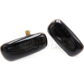 X2 Intermitentes LED Secuenciales para AUDI A8 (D2-4D) 1999-2002, Homologados, Lente Negra Oscura, CANBUS No Error