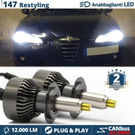 Kit LED H7 para Alfa Romeo 147 05-10 Luces de Cruce | Bombillas Led Canbus 6500K 12000LM