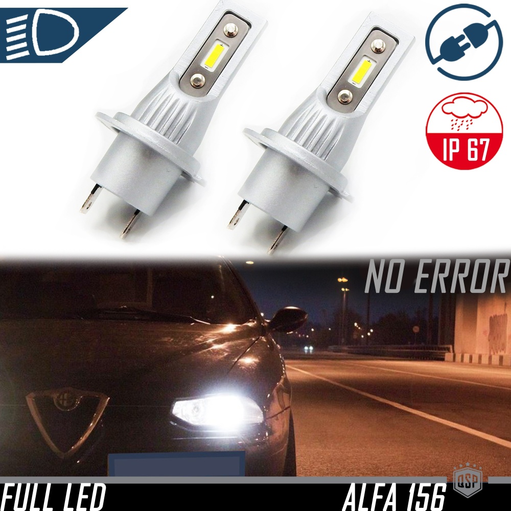 Kit LED H7 per Alfa Romeo 156 97-03 Luci Anabbaglianti Bianche CANbus 6500K 8000LM | Plug & Play Kit LED H7 per Alfa Romeo 156 97-03 Luci Anabbaglianti Bianche CANbus 6500K 8000LM | Plug & Play