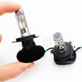 Kit Bombillas LED H4 Luces de CRUCE + CARRETERA para Alfa Romeo 33, 75 | CANbus NO Errores | 6500K Luz Blanca 8000LM