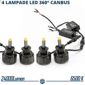 Kit LED LUCES DE CRUCE + CARRETERA para Alfa Romeo 146 (95-01) | CANbus, Luz Blaca 6500K