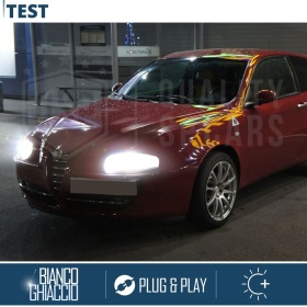Luces de CRUCE + CARRETERA LED para Alfa Romeo 147 (00-05) | Conversión Luz Blanca 6500K, CANbus