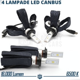 Luces de CRUCE + CARRETERA LED para Alfa Romeo GT (03-10) | Conversión Luz Blanca 6500K, CANbus