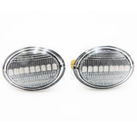 Intermitentes LED Secuenciales Homologados para MASERATI GranTurismo, GranCabrio, CANBUS No Error, Homologados, Lente Blanca, Plug & Play