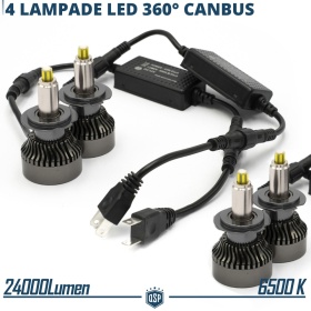 Kit LED ANABBAGLIANTI + ABBAGLIANTI per Alfa Romeo 159 | CANbus, 6500K Luce Bianca