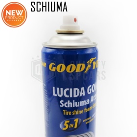 Limpiador Neumáticos Profesional GOODYEAR ESPUMA Activa | Limpia y Renueva Neumáticos Larga Duración | 650ML