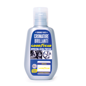 Limpiador Cromados Profesional GOODYEAR | Reparador Arañazos | Larga duración | Para Ruedas y Piezas Cromadas | 150ML
