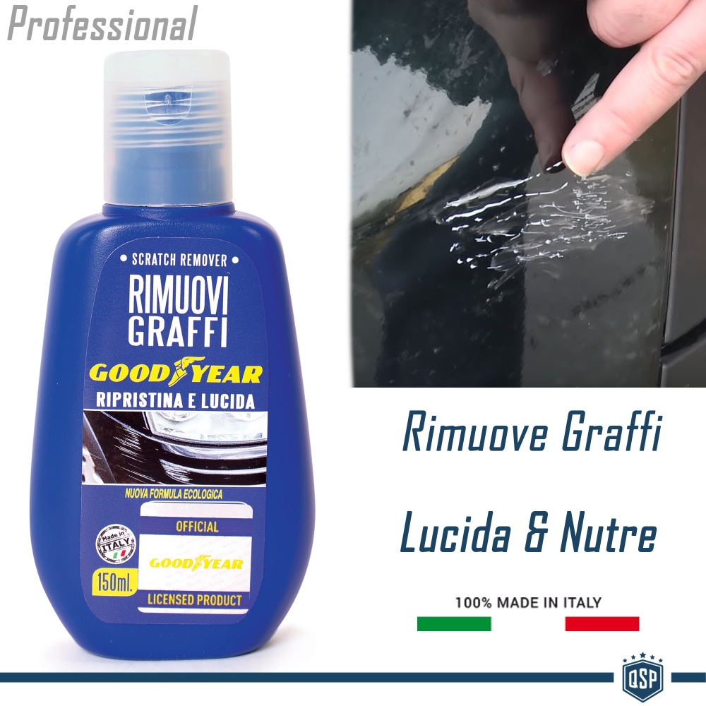 Reparador Aragñazos Profesional GOODYEAR | Restaura y Pule el Coche | MADE IN ITALY 150 ML Reparador Aragñazos Profesional GOODYEAR | Restaura y Pule el Coche | MADE IN ITALY 150 ML