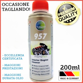 Limpiador de Aceite de Motor TUNAP 957 Aditivo Profesional | Certificaciones TÜV | HECHO EN ALEMANIA