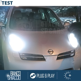 Kit LED H4 para NISSAN MICRA 3 K12 Luces de Cruce + Carretera | 6500K 8000LM CANbus