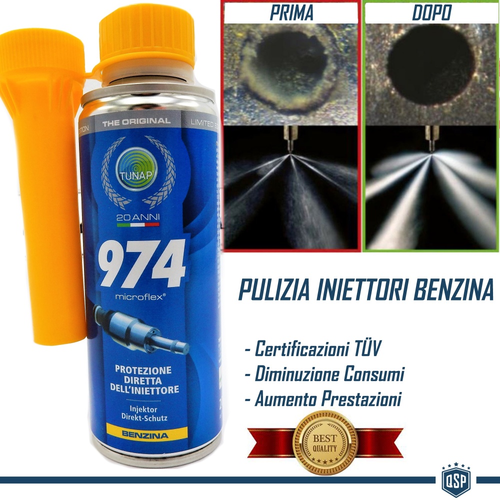 Limpieza y Protección Inyectores GASOLINA Aditivo Profesional TUNAP 974 | Certificacion TÜV | HECHO EN ALEMANIA Limpieza y Protección Inyectores GASOLINA Aditivo Profesional TUNAP 974 | Certificacion TÜV | HECHO EN ALEMANIA