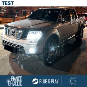Kit LED H4 para NISSAN NAVARA 3 D40 Luces de Cruce + Carretera | 6500K 8000LM CANbus