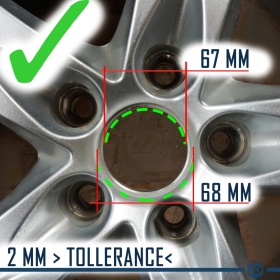 4 WHEELS HUB CENTER CAPS 68MM for BMW 1 2 3 4 5 6 7 M Z Series CARBON FIBER Effect in Quality Black ABS, FOR Alloy Wheels