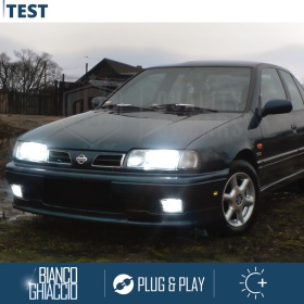 Kit LED H4 para NISSAN PRIMERA 1 P10 Luces de Cruce + Carretera | 6500K 8000LM CANbus