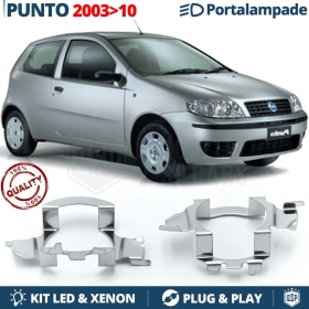 2X Adaptatores del Retenedor Soporte Bombilla para Montaje KIT LED H7 para FIAT PUNTO II 188 Facelift (03-10)