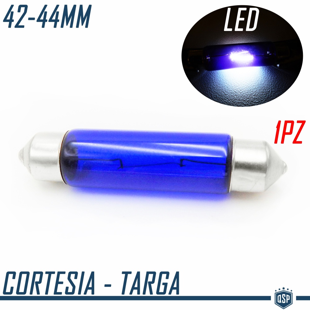 1x Bombilla Festoon 42mm - 44mm C5W Luces de Cortesia y Matrícula | 6500K Blanco Frío 1x Bombilla Festoon 42mm - 44mm C5W Luces de Cortesia y Matrícula | 6500K Blanco Frío