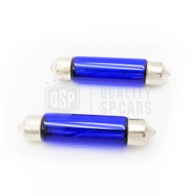 2 LED Bulbs Festoon 42-44 mm C5W Courtesy and License Plate Lights | 6500K ICE White