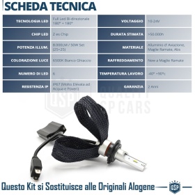 Kit LED H7 con GRADUACIÓN AJUSTABLE | 6500K 8000LM | CANbus SIN ERROR, Plug & Play