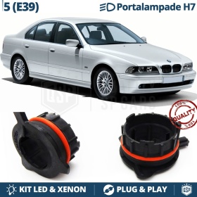 2 ADATTATORI Portalampada per BMW SERIE 5 E39 (95-03) per montaggio KIT LED o Xenon H7