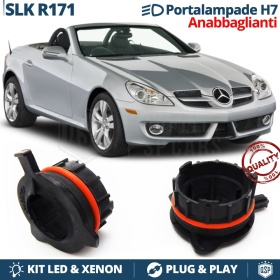 2 Adaptatores del Retenedor para MERCEDES SLK R171 Cruce | Soporte Bombilla Montaje KIT LED H7
