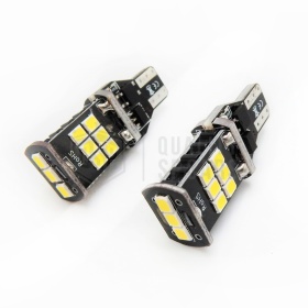 2pcs LED REVERSE Light T15 W16W Bulbs for Cars | 6500K White ICE | 100% CANBUS No Error | Plug & Play