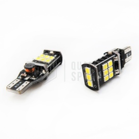 2pcs LED REVERSE Light T15 W16W Bulbs for Cars | 6500K White ICE | 100% CANBUS No Error | Plug & Play