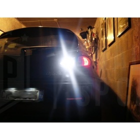 1x Bombilla LED MARCHA ATRÁS para Alfa Romeo 147 (00-05), P21W (BA15S) con LENTE 3D 21 LED, 6.500K Luz Blanca, CANBUS